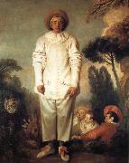Jean-Antoine Watteau Pierrot France oil painting artist